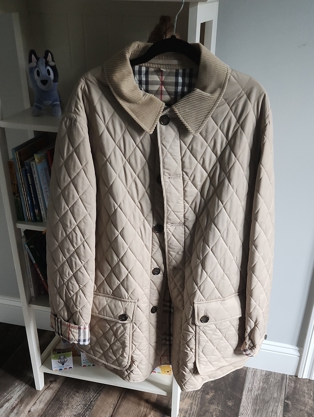Mens Burberry Quilted Jacket